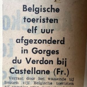 Flemish newspaper article
